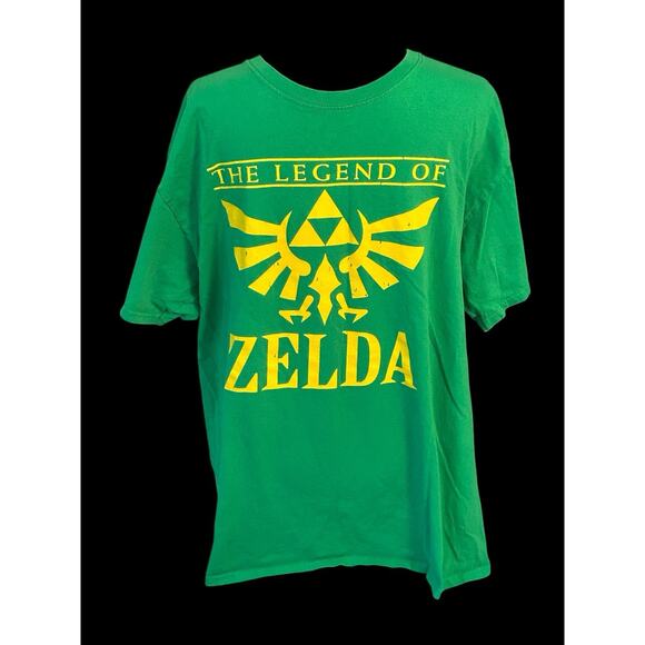 The Legend‎ of Zelda T-shirt Men’s Large Green 100% Cotton - Picture 1 of 6